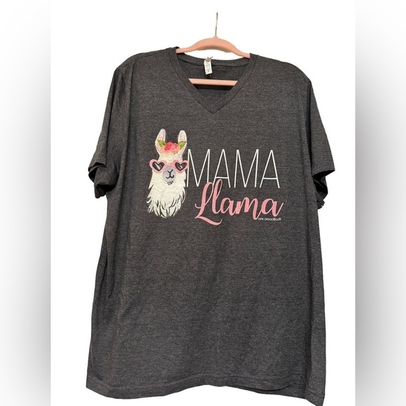 Bella Canvas Mama Llama Tshirt 2 XL - Picture 1 of 4